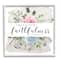 Stupell Industries Great Is Your Faithfulness Lamentations 3:23 Wild Florals Framed Wall Art